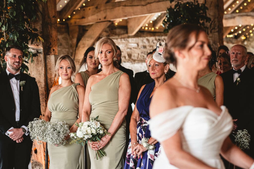 Tithe Barn bridesmaid